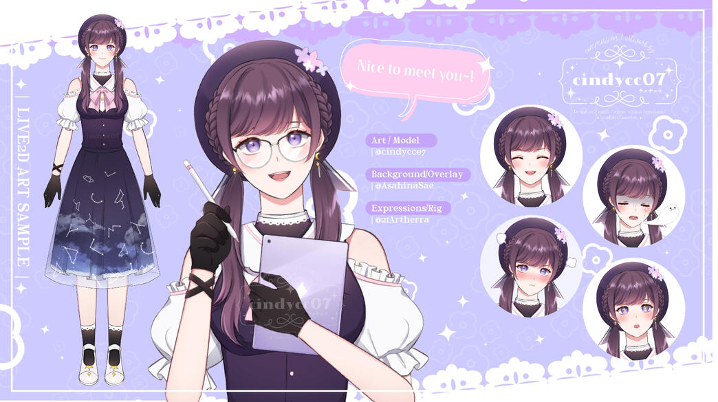 cece live2d art sample